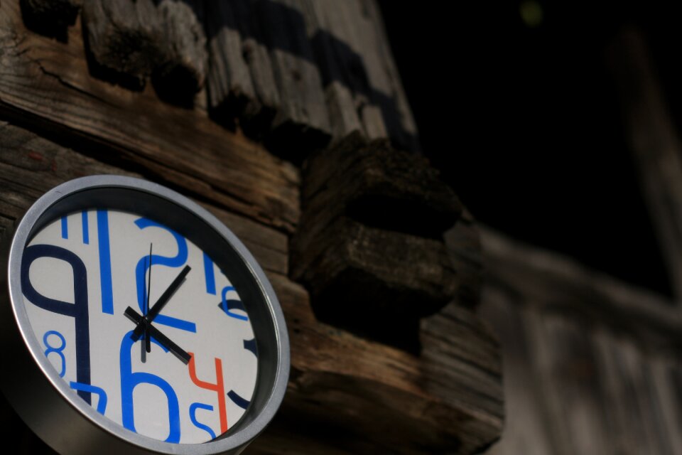 Time seconds clock face