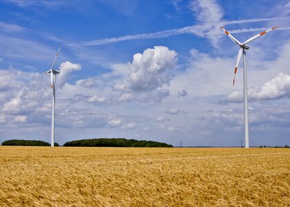Sky wind energy clouds