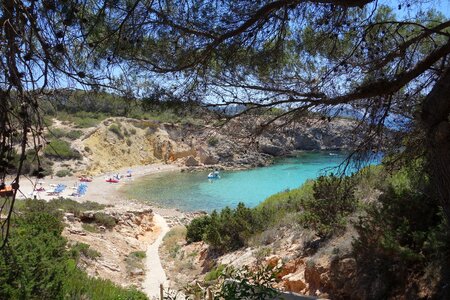 Balearic ocean sunny photo