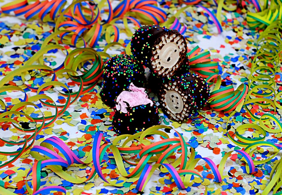 Carnival streamer confetti photo