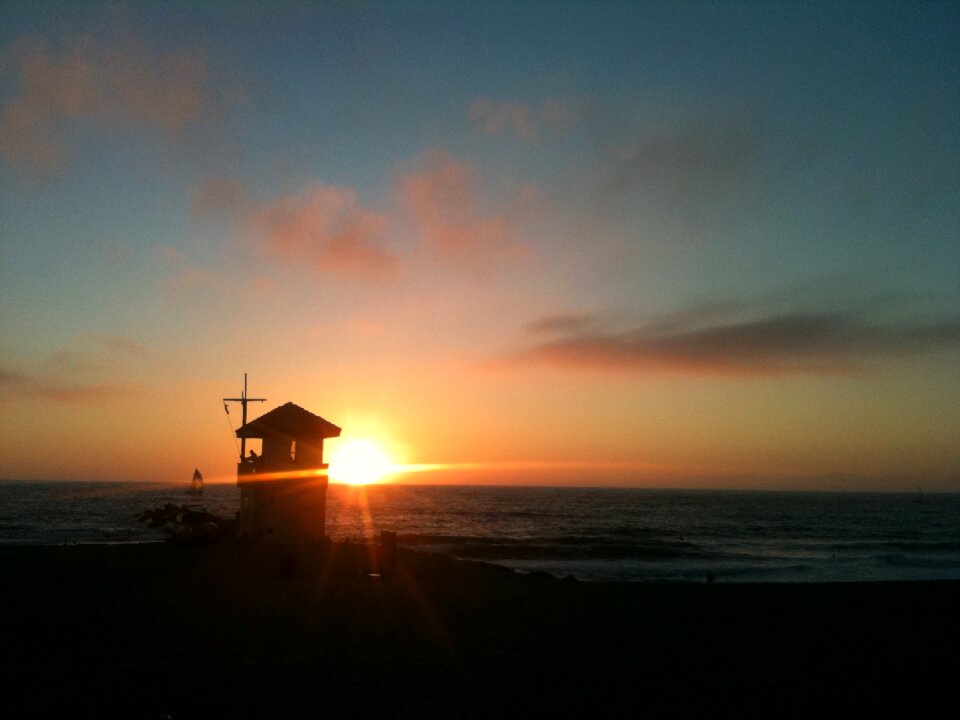 Sunset paradise sunny