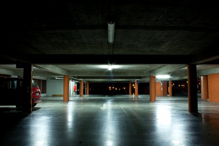 City parking underground photo