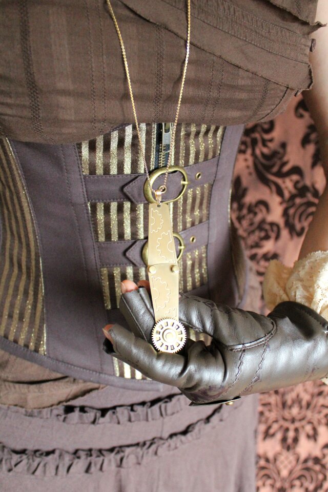 Corset brown fashion