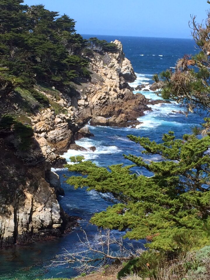 Pacific ocean coastline