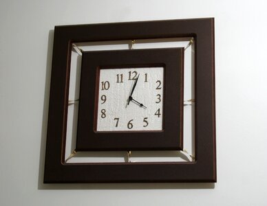 Timepiece ticker gray clock
