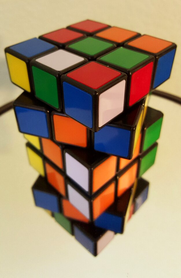 Rubik's cube puzzle photo