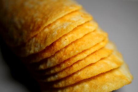 Potato chips food snack photo