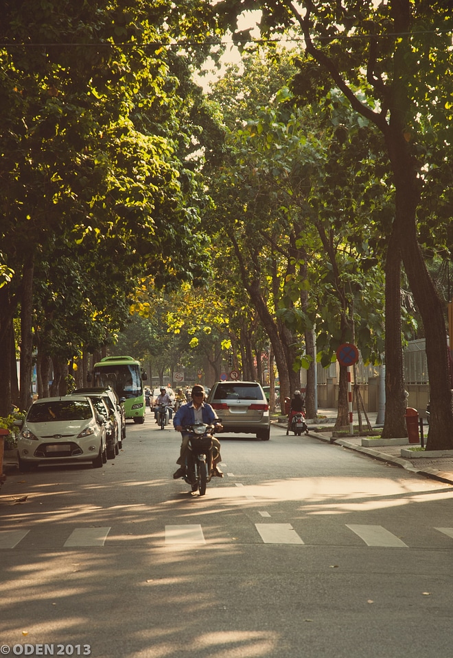 Ho chi minh city vehicles traffic