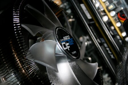 Motherboard fan within