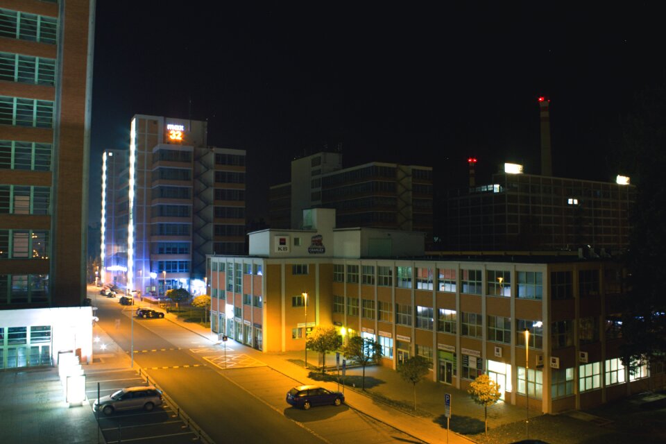 Night slovakia square