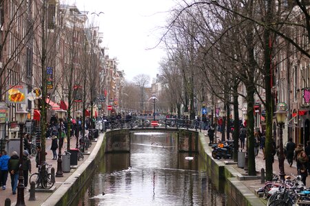 Canal netherlands town