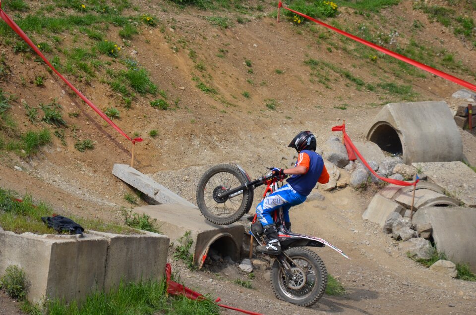 Terrain motorsport motorcycle