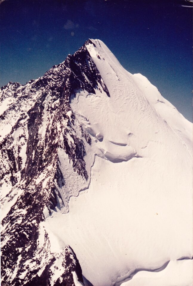 Climb alpine imposing