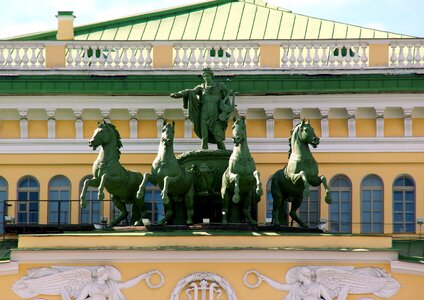 Mariinsky theatre art statue