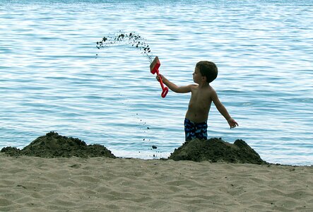 Sand game child