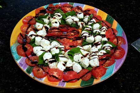 Fresh basil basil olive oil photo