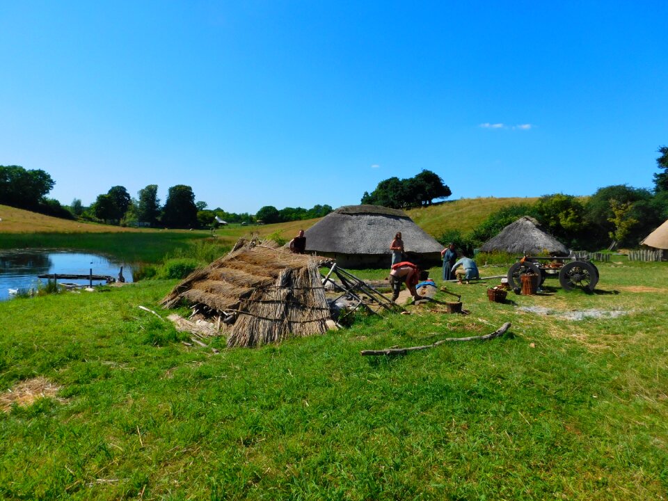 Huts viking museum viking