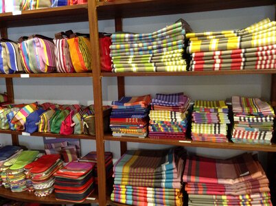 Provence shelf dishtowels
