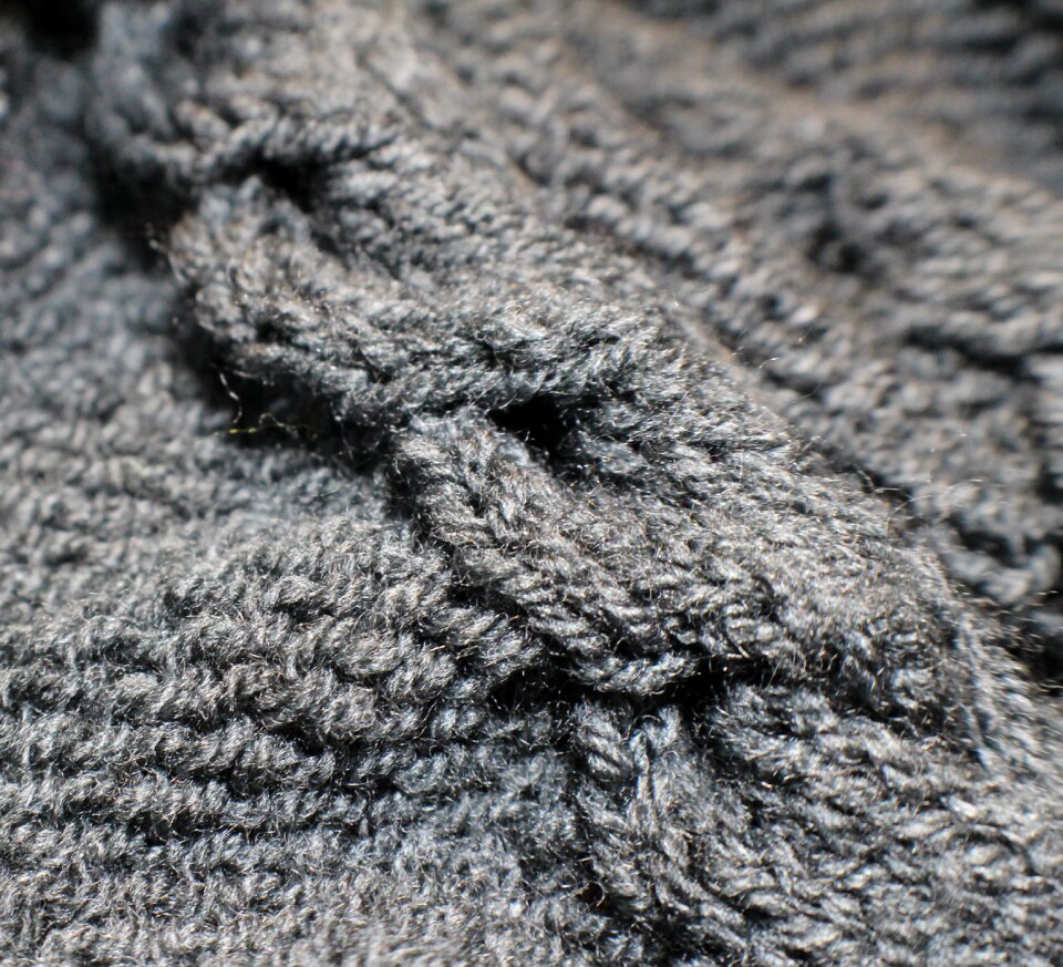 Hand labor hobby knitting