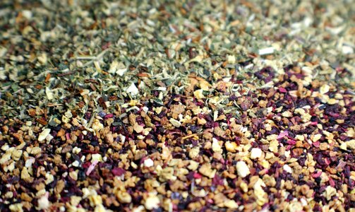 Herbal tea fruit tea dried photo