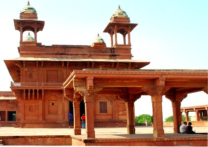 Palace kiosk pink sandstone photo