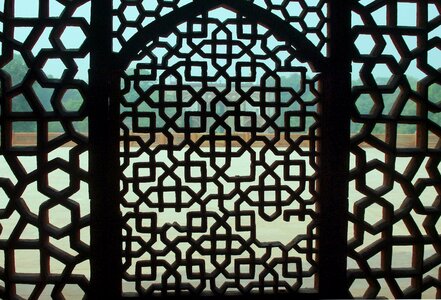 Monument mausoleum window