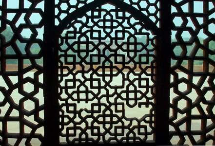 Monument mausoleum window photo