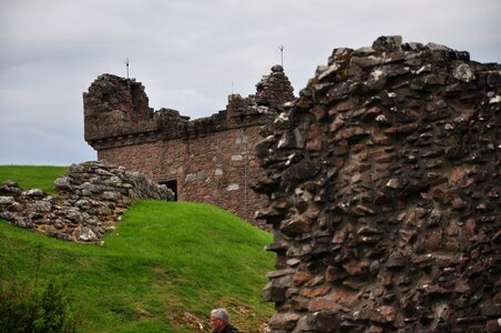 Castle the ruins of the scotland