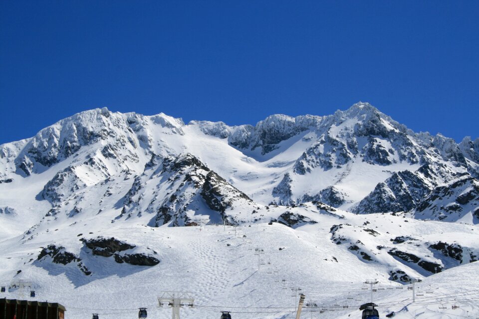Landscape nature snowy