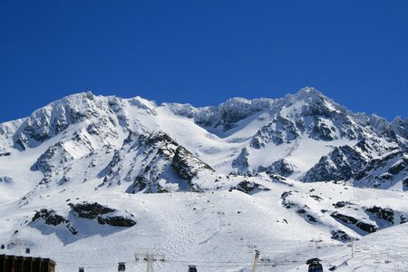 Landscape nature snowy