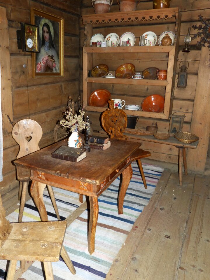 Residential house shelf furniture