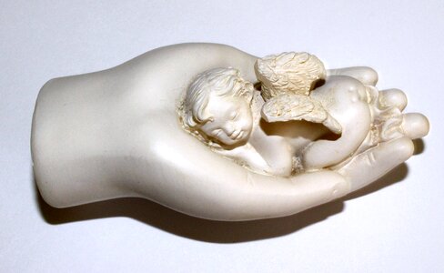 Deco figure lying