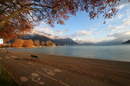 Annecy lake annecy water's edge