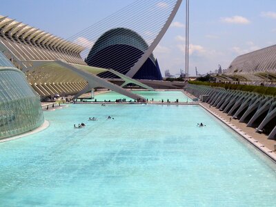 Valencia españa ciudad de las artes photo