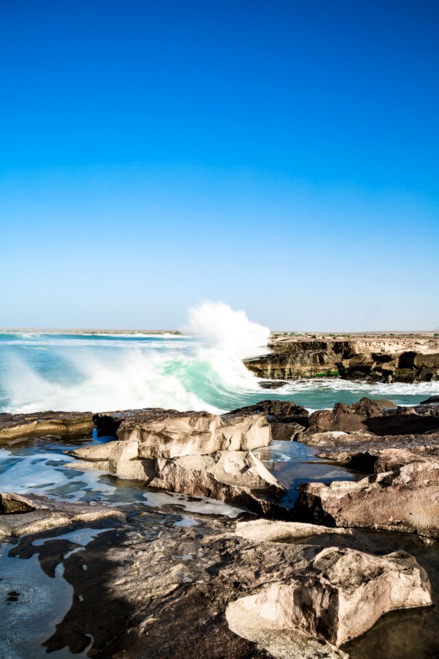 Water spray blue