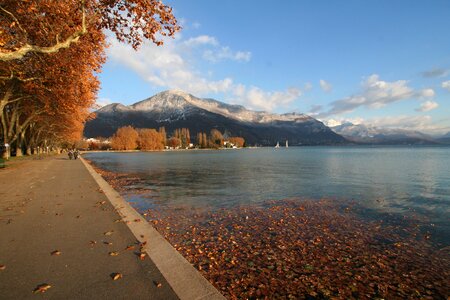 Annecy lake annecy water's edge photo