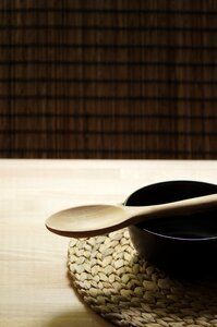 Wood spoon texture