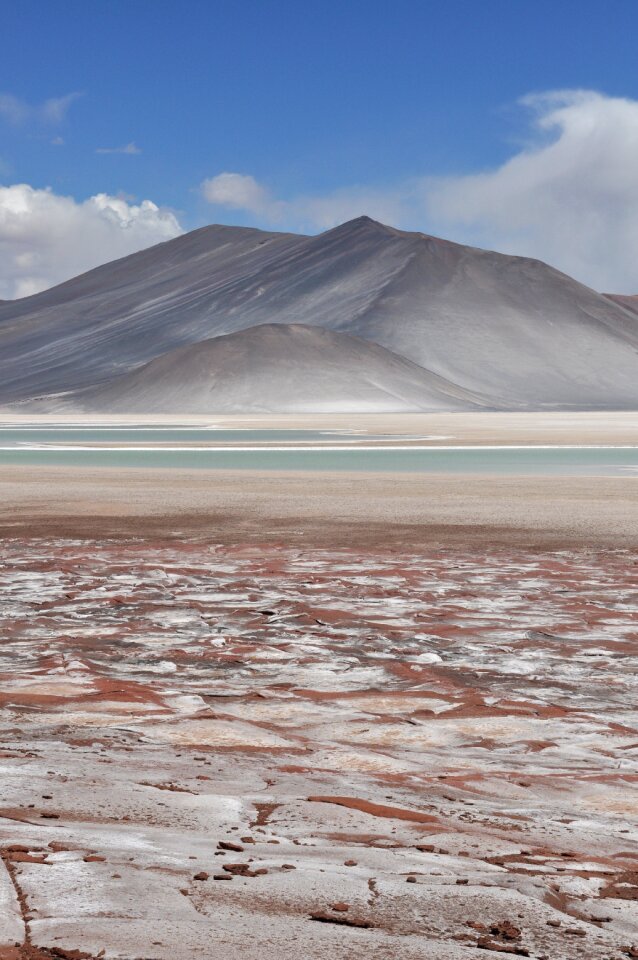 Volcano landscape desert