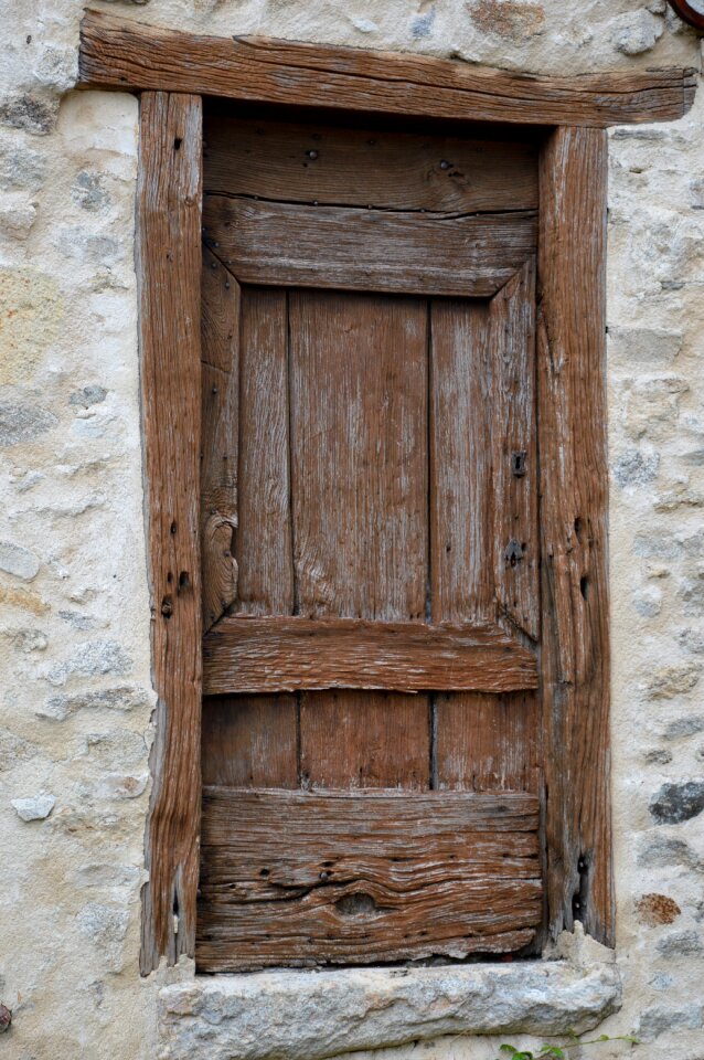 Old door old wood front door