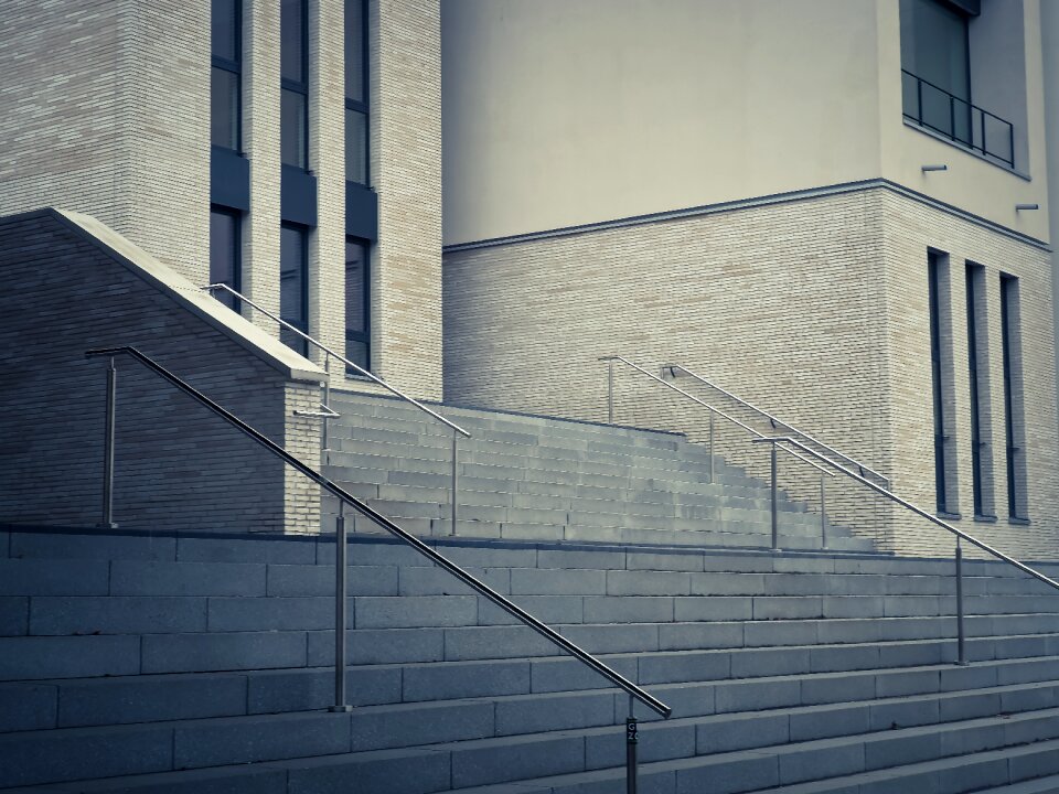 Building office building railing photo