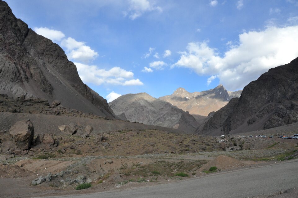 Mountain chile landscape