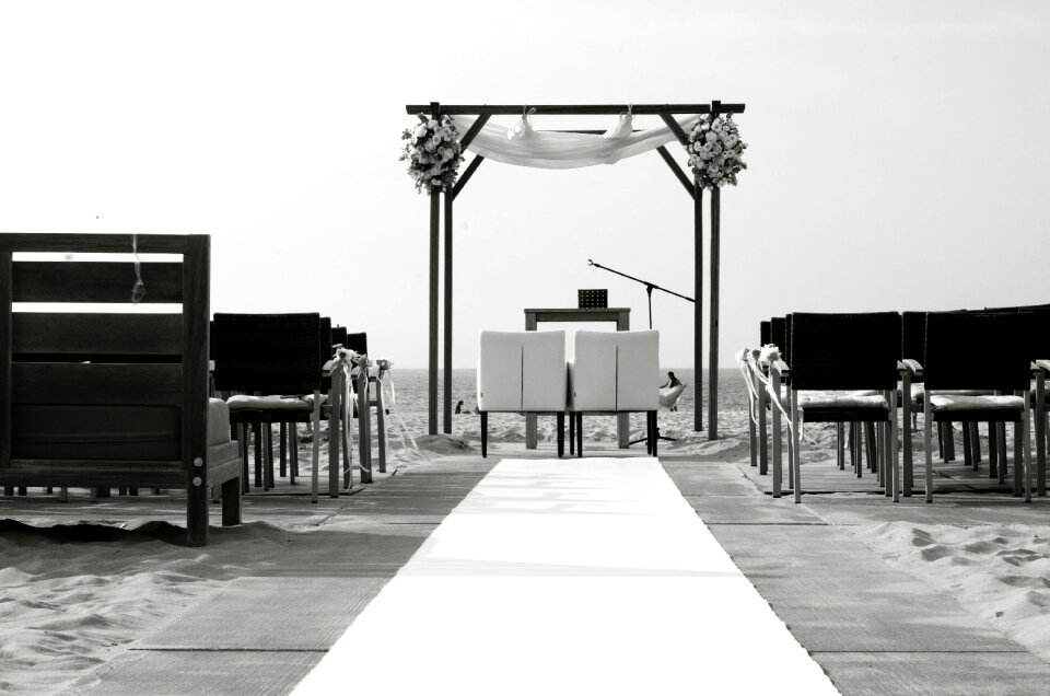 Wedding beach romantic