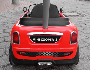 Mini cooper children toys drive photo