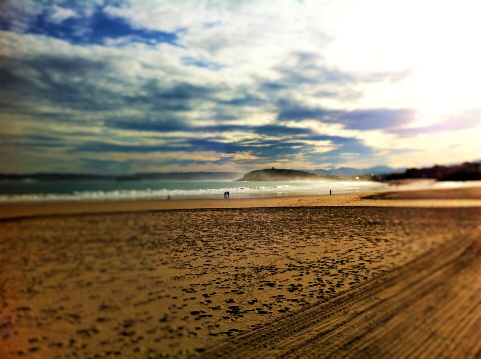 Santander beach see