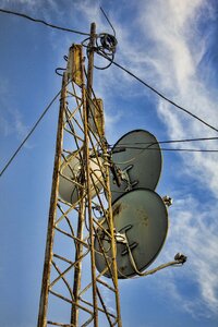 Rusty satelite dish photo