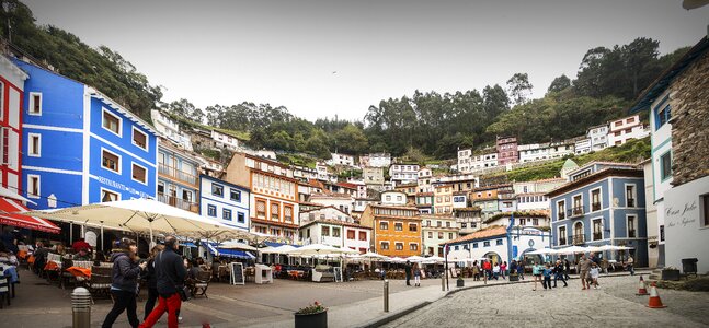 Port cudillero costa sea