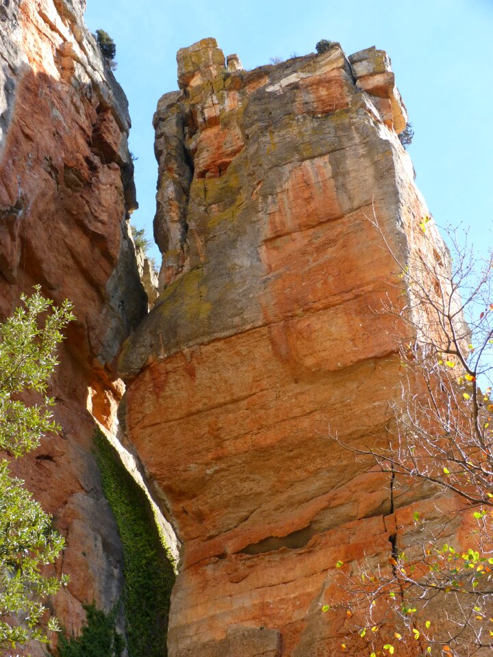 Rock column limestone siurana