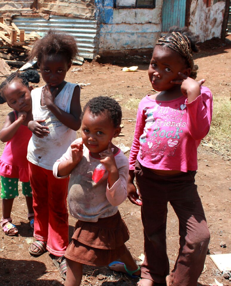 African kids rural