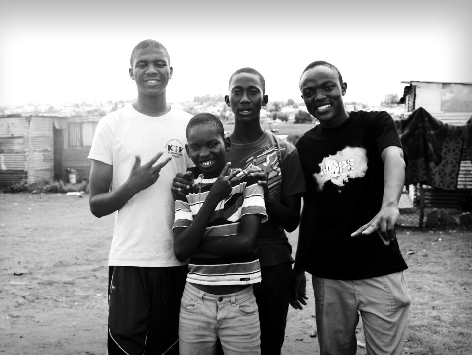 African kids rural
