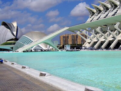 Valencia españa ciudad de las ciencias photo